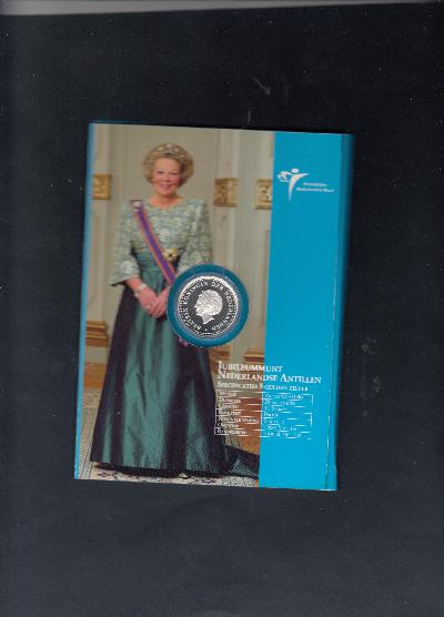 Beschrijving: 5 Gulden 25 YEAR QUEEN BEATRIX